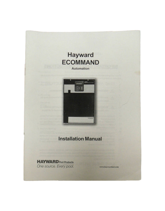 Hayward ECOMMAND Automation Installation Manual