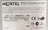 Nortel Avaya RPSU15 Chassis EUED (Empty) AA0005017-E5 Ethernet Power Supply 15