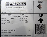 Krueger LMHS 800 Single Duct Terminal Unit Size 12-12 w/ Hot Water Heat 75275201