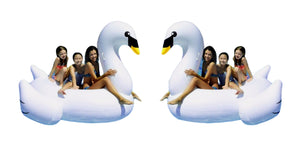 (2) Pack - Inflatable Giant Swan 75" Rideable Toy Party Leisure Float 388328-LF
