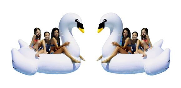 (2) Pack - Inflatable Giant Swan 75