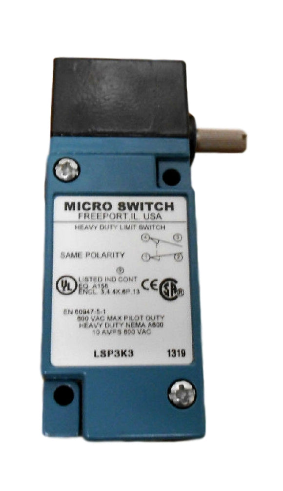 Honeywell LSP3K3 -Microswitch Limit Switches Limit SW/Single Pole Non Plug-in