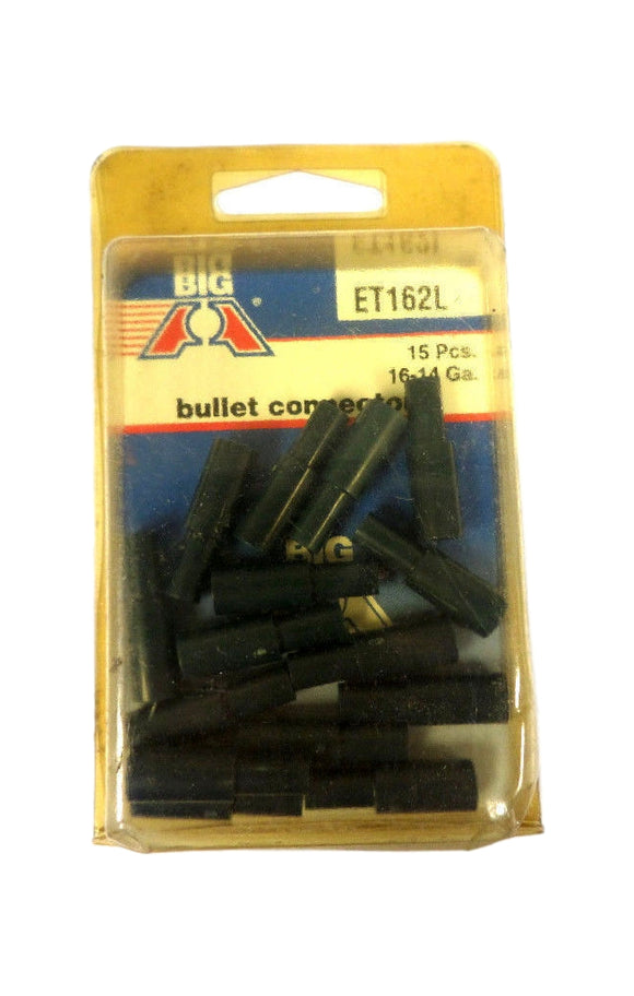 Big A Bullet Connectors ET162L 15pcs 16-14 Ga. Brand New