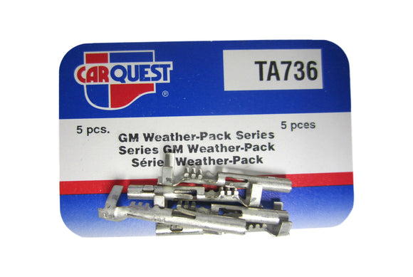 Carquest TA736 TA 736 GM Weather Pack Series Terminals Brand New! Ready to Ship!