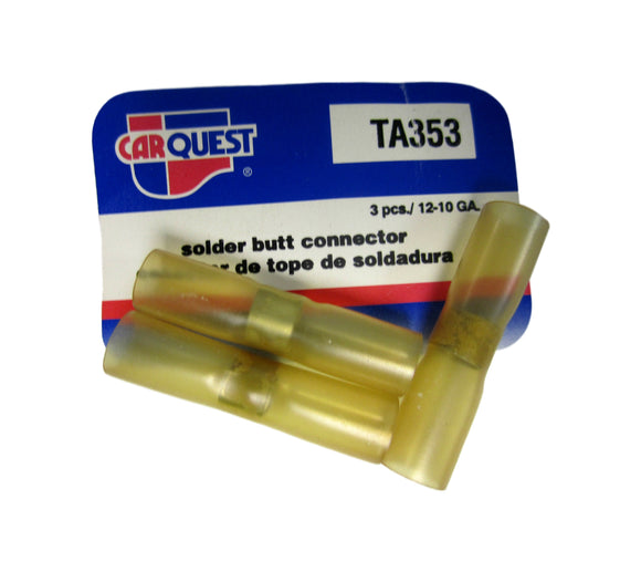 Carquest TA353 TA 353 12-10 Gauge Solder Butt Connectors Brand New!