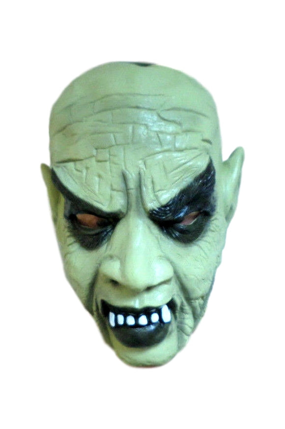 Halloween Crazy Green Tone Goblin Gremlin Monster Latex Mask 50190 Evil Creepy