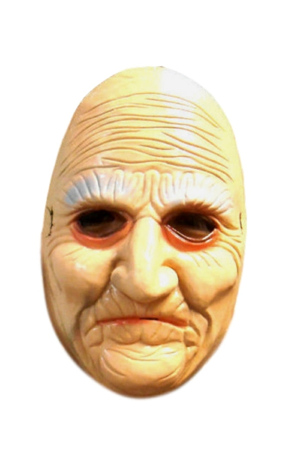 Halloween Granny Old Woman Dress Up Cosplay For Children Small Face Latex Mask