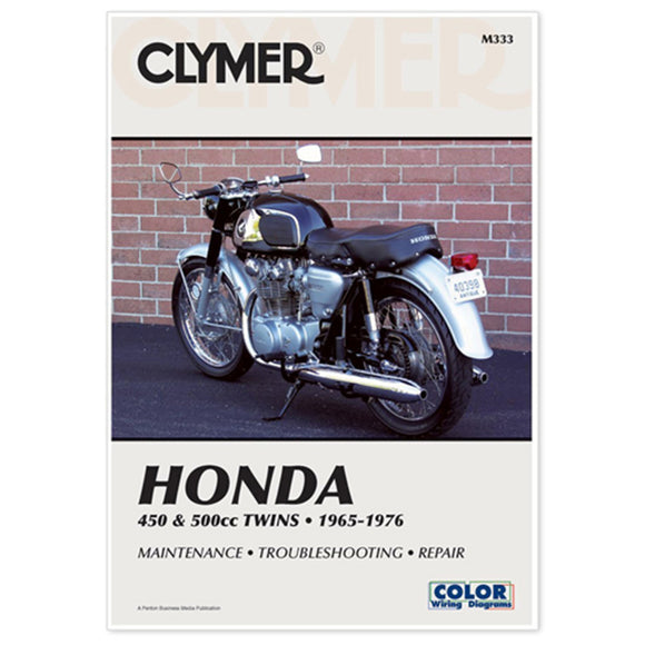 Clymer M333 Manual for Honda 450 & 500CC Twins 65-76