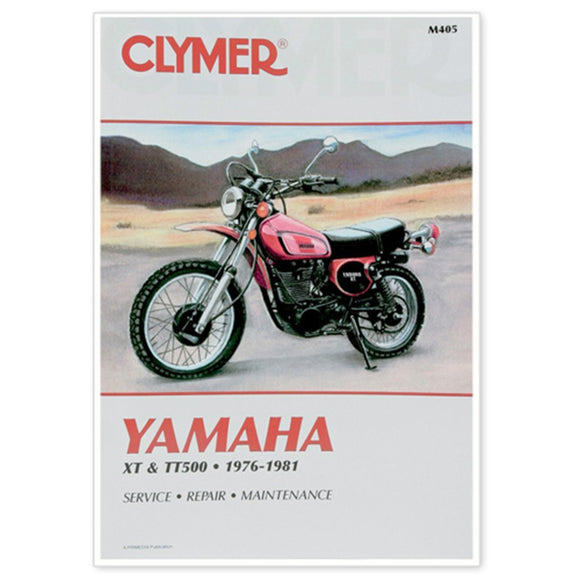Clymer M405 Manual for Yamaha XT & TT Singles 76-81