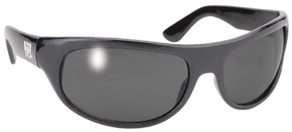 Pacific Coast 207 Wrap Sunglasses - Black Frame/Smoke Lens