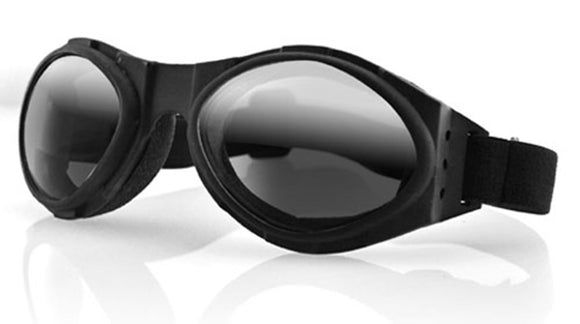 Balboa BA001R Bugeye Black Frame Goggle - Smoked Reflective Lens