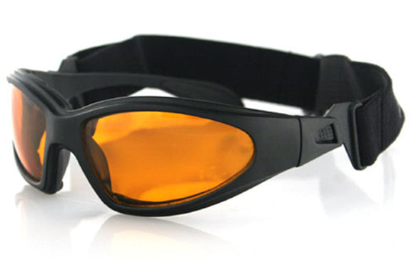 Balboa GXR001A Black Frame GXR Sunglass - Anti-Fog Amber Lenses
