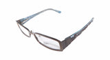 Candie's Women C Lauren Brown-Blue Eyeglass Frame w/ Case 50-16-135