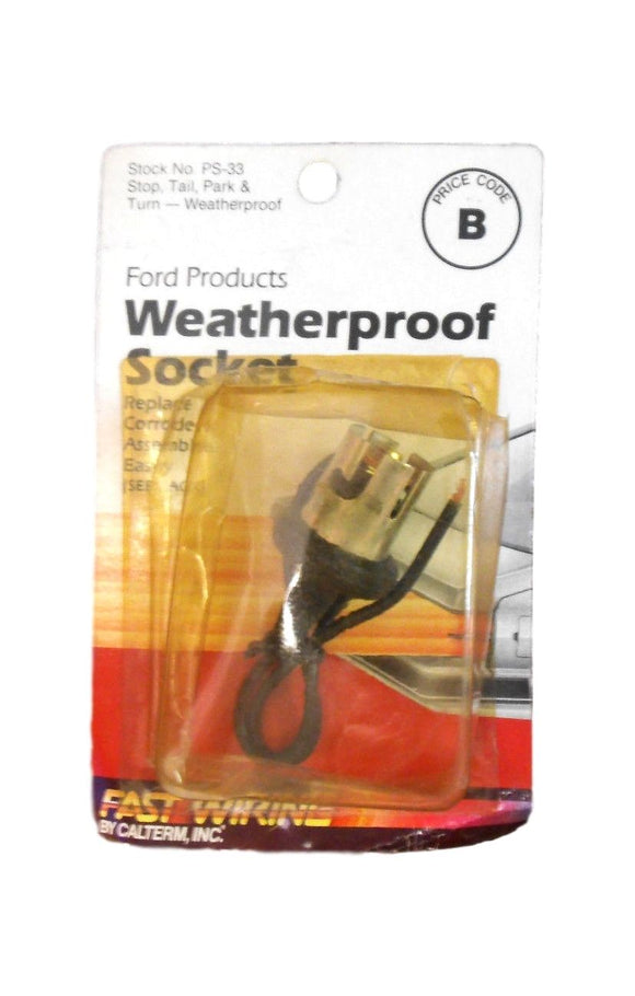 Ford Products Weatherproof Socket PS-33 Stop, Trail, Park & Turn PS33