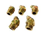 Big A 3-605000 Hydraulic Grease Brass Fittings 1/8 Pipe x 1-3/64 Lot Of 5 Pcs