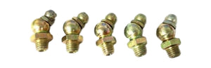 Big A 3-611000 Brass Pipe Nipple Grease Fittings 1/4-28 x 55/64 Lot Of 5 Pcs