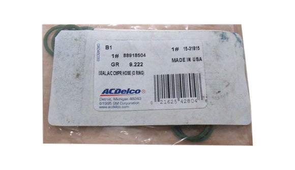 ACDelco 88918504 15-31815 A/C Gasket Pack of 10 A/C Receiver Drier New!