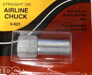 9-621 Airline Chuck Straight On Direct Airlines 1/4" Female NDT FREE SHIPPING