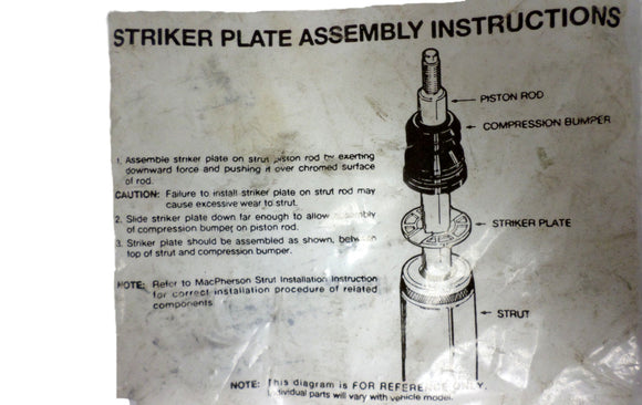 141498 Striker Plate Assembly Brand New