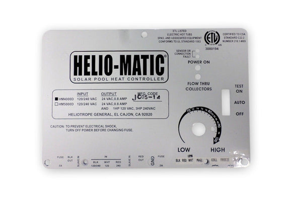 Helio-Matic HM4000 Replacement Top Front Bezel Sleeves and Washers HM-4000D