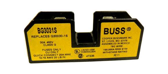 BUSSMANN BG3031S Fuse Block 30A 480vac BG30030-1S Replacement AP-1400 Spa