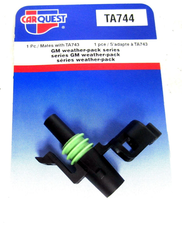 Carquest Brand TA744 GM Weather-Pack Series Nylon Single Connector for TA743 New