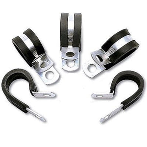 Pack of (5) ET-275 Rubber Cushioned Steel Clamp 3/4" I.D.