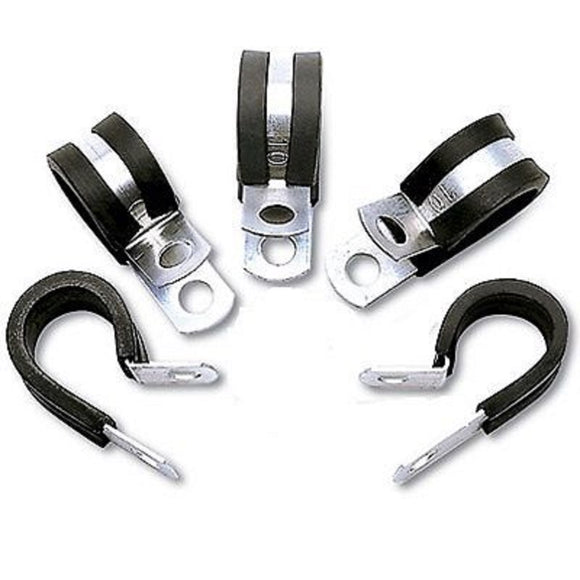 Pack of (5) ET-275 Rubber Cushioned Steel Clamp 3/4