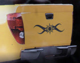 Graphic Sun Decal Tribal 5x17 Windshields Auto Car Trucks SUV Moto Trunk Hood