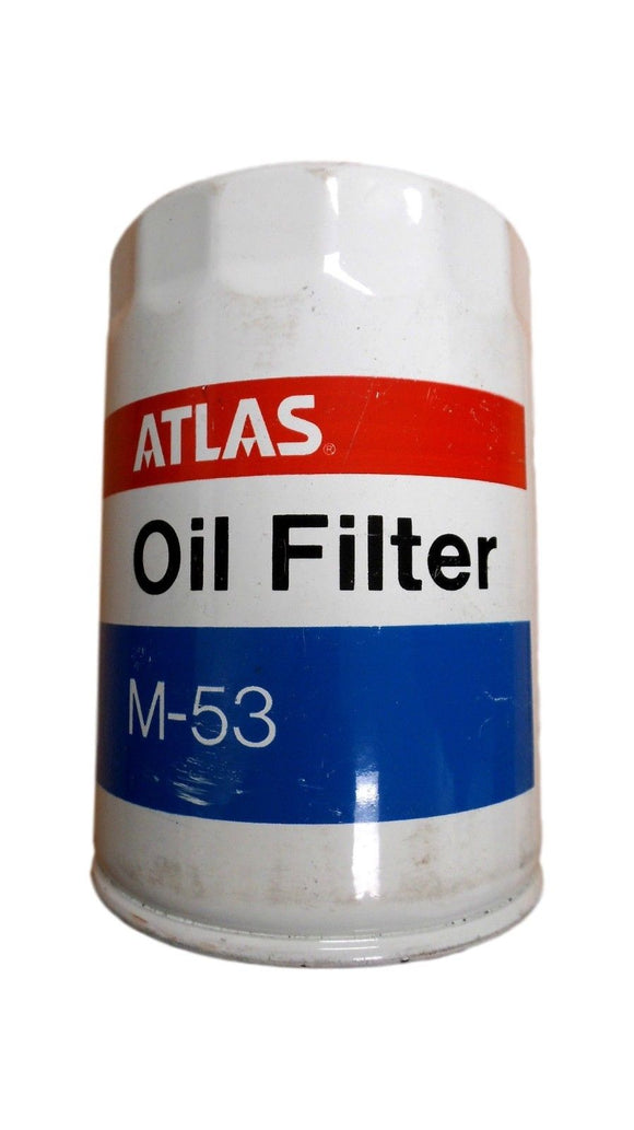 Atlas Engine Oil Filter M-53 651253 Vintage **Rare** Free Shipping!