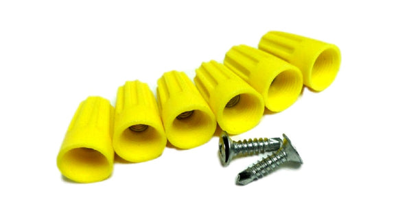 Federated 80249 Twist Connectors with Spring Yellow (6) Pieces 80249-3