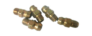 Big A 3-680000 Hydraulic Grease Brass Fittings 6mm x 12.8mm Lot Of 5 Pcs