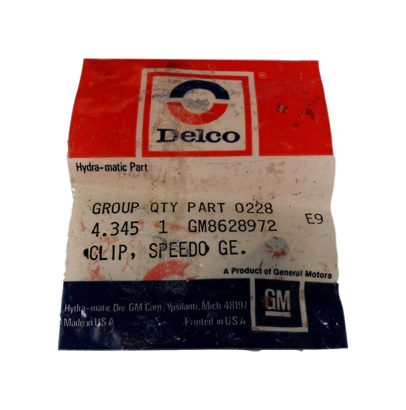 NOS Delco Remy 8628972 Clip Speedo GE
