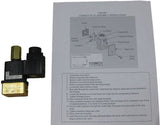 Burkert 6014 D 7/64 FKM BR Solenoid Valves Assy With Plug & Coil 12VDC 98104883