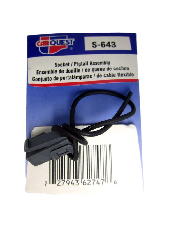 Carquest S-643 S643 Socket Pigtail Assembly Brand New! Ready to Ship!