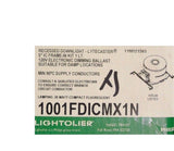 Philips Lightolier 5" IC Frame-In Kits Compact Fluorescent 1001FDICMX1N