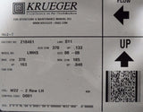 Krueger LMHS 370 Single Duct Terminal Unit Size 08-08 w/ Hot Water Heat 75275201