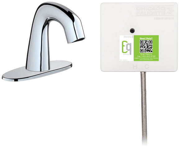 Chicago Faucets EQ-A12B-21ABCP EQ Series Electronic Sensor Faucet