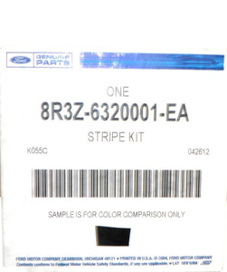 Genuine OEM Ford 8R3Z-6320001-EA Left Hand Hood Stripe Decal (Ebony)