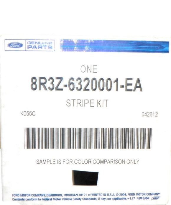 Genuine OEM Ford 8R3Z-6320001-EA Left Hand Hood Stripe Decal (Ebony)
