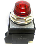 General Electric CR104PLG88R Red Indicating Light Push Button STD 24V Input