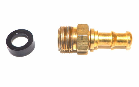 Big A Service Line 3-72160 Brass Hose Fitting Connector, 3/8
