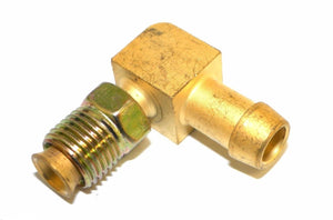 Big A 3-82256 Brass 5/16" Adjustable Thread x 3/8" Metal Barbed Tube Fitting