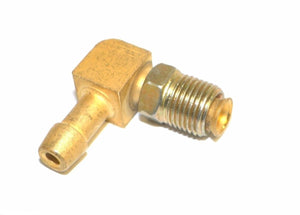 Big A Service Line 3-82244 Brass 1/4" Thread x 1/4" Metal Barbed Tube Fitting