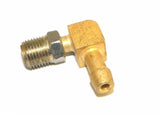 Big A Service Line 3-82244 Brass 1/4" Thread x 1/4" Metal Barbed Tube Fitting