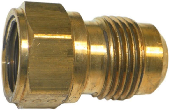 Big A Service Line 3-14686 Brass Flare Female Connector 1/2
