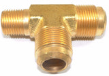 Big A Service Line 3-151928 Brass Pipe, Tee Fitting 3/4" x 1/2"