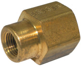 Big A Service Line 3-21942 Brass Pipe, Female Reducing Coupling 1/4" x 1/8"