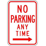 Brady 113305 18x12in No Parking Any Time Sign