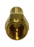 Brass-Tite! 43476 5/16" Long Steel Nut for 45 Degrees Flare